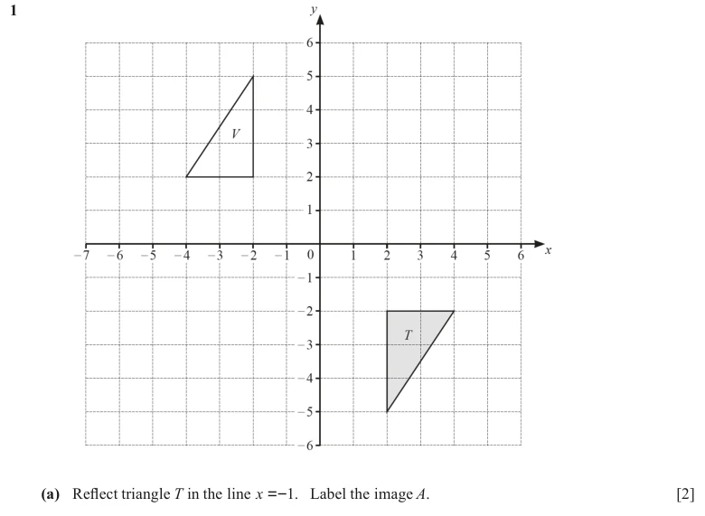Question 1(a) - Cambridge IGCSE Maths Past Papers - Extended Calculator - Paper 4 - TZ2 November 2023