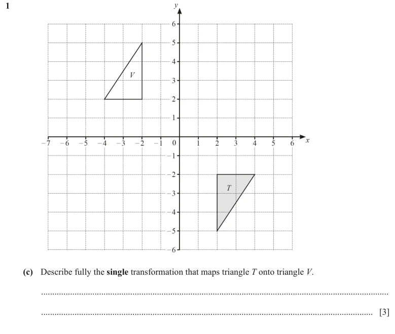 Question 1(c) - Cambridge IGCSE Maths Past Papers - Extended Calculator - Paper 4 - TZ2 November 2023