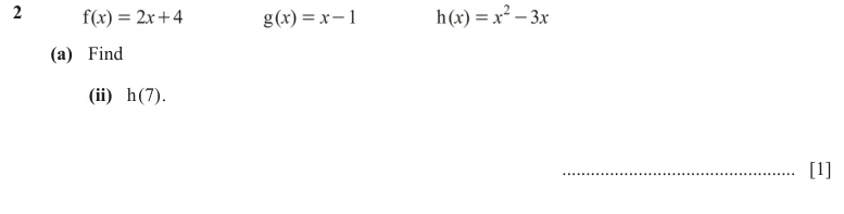 Question 2(a)(ii) - Cambridge IGCSE Maths Past Papers - Extended Calculator - Paper 4 - TZ2 November 2023