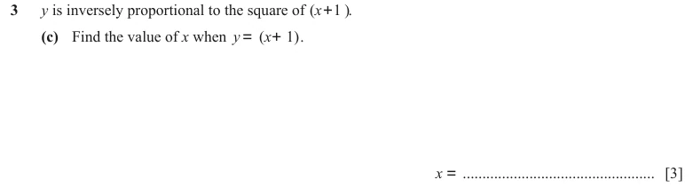 Question 3(c) - Cambridge IGCSE Maths Past Papers - Extended Calculator - Paper 4 - TZ2 November 2023