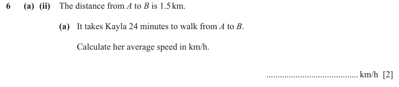 Question 6(a)(ii)(a) - Cambridge IGCSE Maths Past Papers - Extended Calculator - Paper 4 - TZ2 November 2023