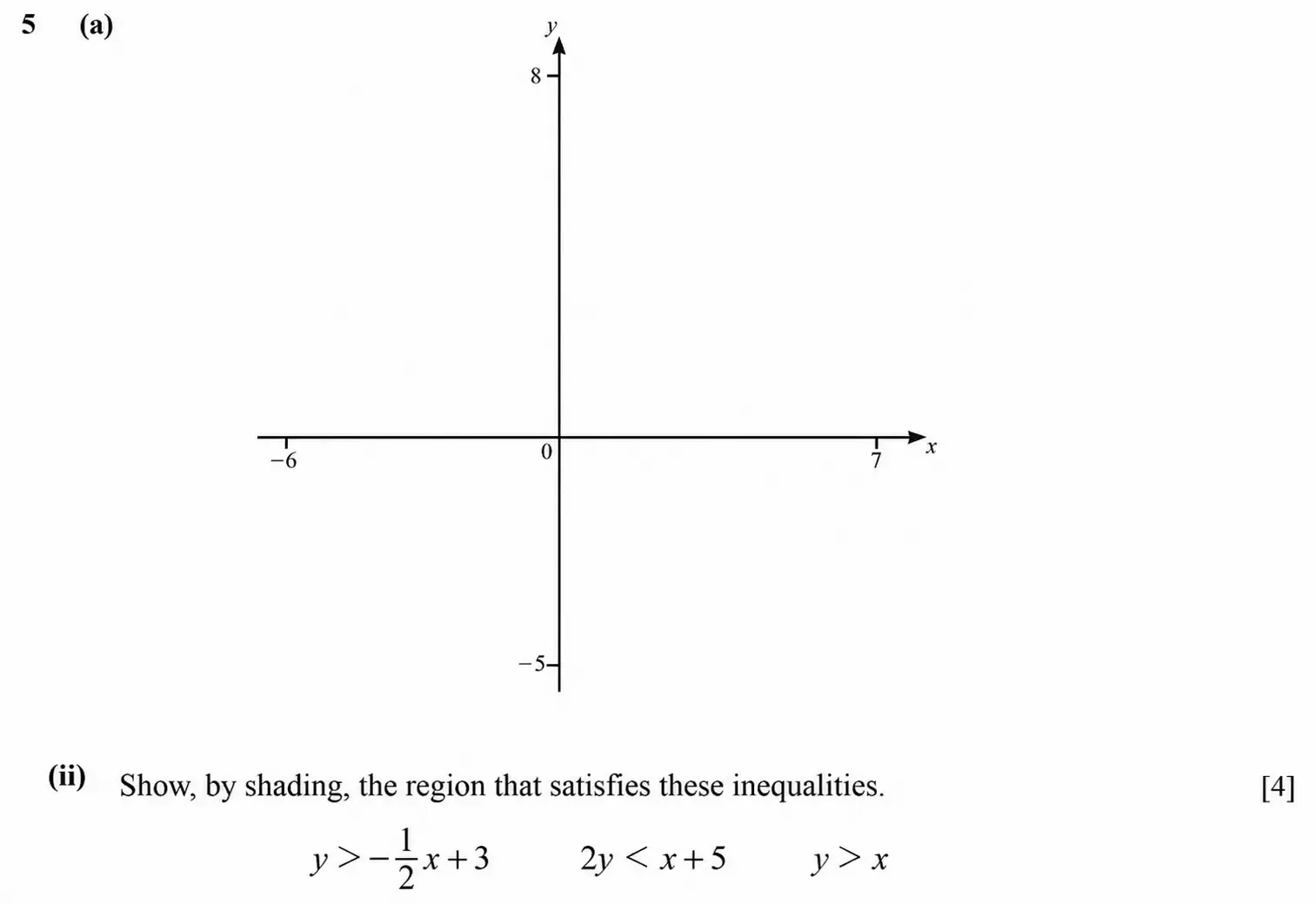 Question 5(a)(ii) - Cambridge IGCSE Maths Past Papers - Extended Calculator - Paper 4 - TZ2 November 2023