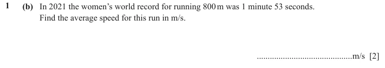 Question 1(b) - Cambridge IGCSE Maths Past Papers - Extended Calculator - Paper 4 - TZ3 November 2023