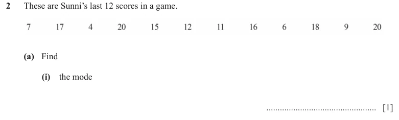 Question 2(a)(i) - Cambridge IGCSE Maths Past Papers - Extended Calculator - Paper 4 - TZ3 November 2023
