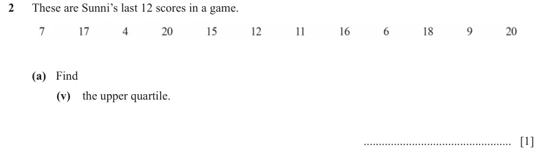 Question 2(a)(v) - Cambridge IGCSE Maths Past Papers - Extended Calculator - Paper 4 - TZ3 November 2023
