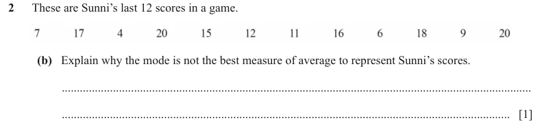 Question 2(b) - Cambridge IGCSE Maths Past Papers - Extended Calculator - Paper 4 - TZ3 November 2023