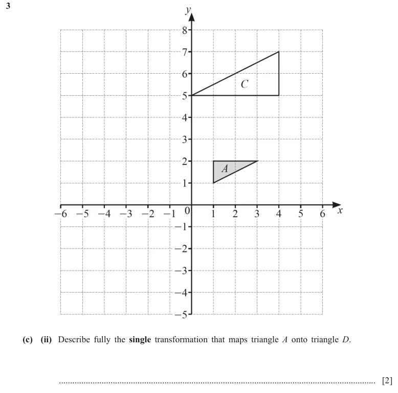 Question 3(c)(ii) - Cambridge IGCSE Maths Past Papers - Extended Calculator - Paper 4 - TZ3 November 2023