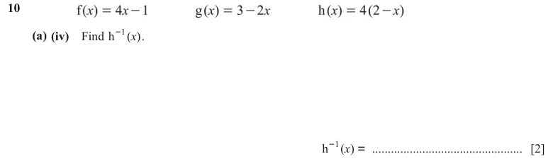 Question 10(a)(iv) - Cambridge IGCSE Maths Past Papers - Extended Calculator - Paper 4 - TZ3 November 2023