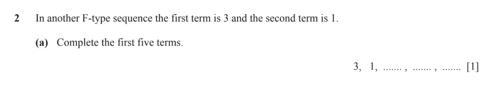 Question 2(a) - Cambridge IGCSE Maths Past Papers - Extended Calculator - Paper 6 - TZ1 November 2023