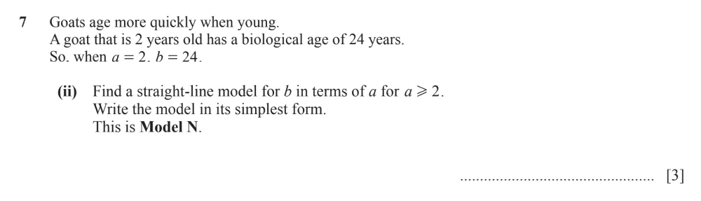 Question 7(b)(ii) - Cambridge IGCSE Maths Past Papers - Extended Calculator - Paper 6 - TZ1 November 2023