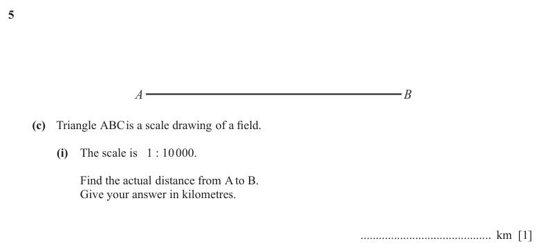Question 05 (c)(i) - Cambridge IGCSE Maths Past Papers - Extended Calculator - Paper 4 - TZ1 November 2025