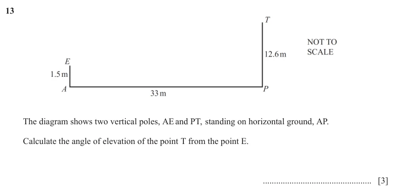 Question 13 - Cambridge IGCSE Maths Past Papers - Extended Calculator - Paper 4 - TZ1 November 2025