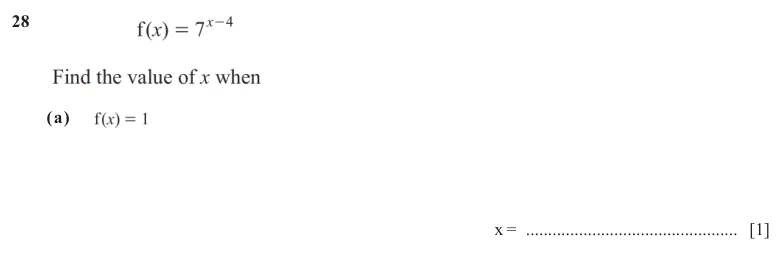 Question 28 (a) - Cambridge IGCSE Maths Past Papers - Extended Calculator - Paper 4 - TZ1 November 2025