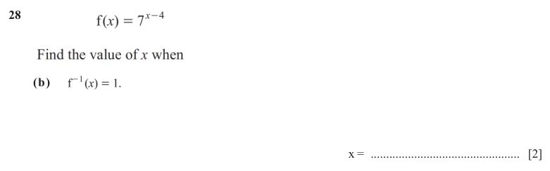 Question 28 (b) - Cambridge IGCSE Maths Past Papers - Extended Calculator - Paper 4 - TZ1 November 2025