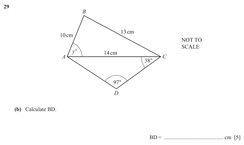 Question 29(b) - Cambridge IGCSE Maths Past Papers - Extended Calculator - Paper 4 - TZ1 November 2025