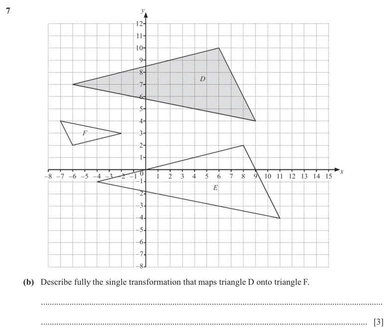 Question 7(b) - Cambridge IGCSE Maths Past Papers - Extended Calculator - Paper 4 - TZ3 November 2025