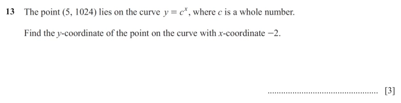 Question 13 - Cambridge IGCSE Maths Past Papers - Extended Calculator - Paper 4 - TZ3 November 2025