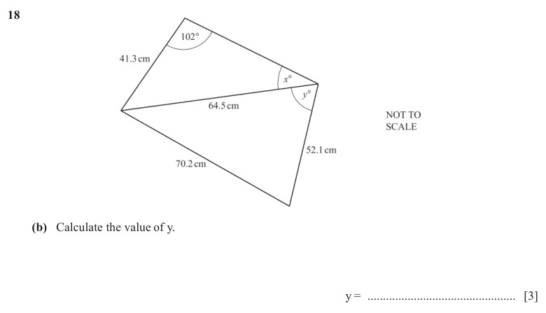 Question 18(b) - Cambridge IGCSE Maths Past Papers - Extended Calculator - Paper 4 - TZ3 November 2025