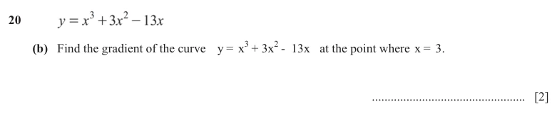 Question 20(b) - Cambridge IGCSE Maths Past Papers - Extended Calculator - Paper 4 - TZ3 November 2025