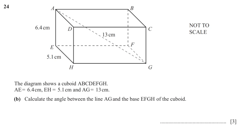 Question 24(b) - Cambridge IGCSE Maths Past Papers - Extended Calculator - Paper 4 - TZ3 November 2025