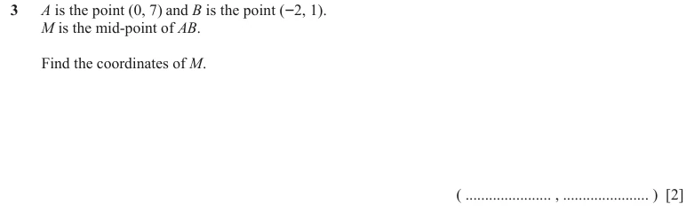 Question 3 - Cambridge IGCSE Maths Past Papers - Extended Non Calculator - Paper 2 - TZ1 November 2023