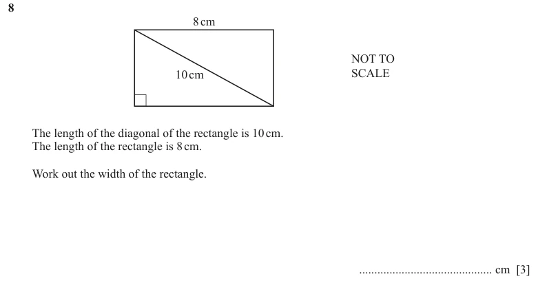 Question 8 - Cambridge IGCSE Maths Past Papers - Extended Non Calculator - Paper 2 - TZ1 November 2023