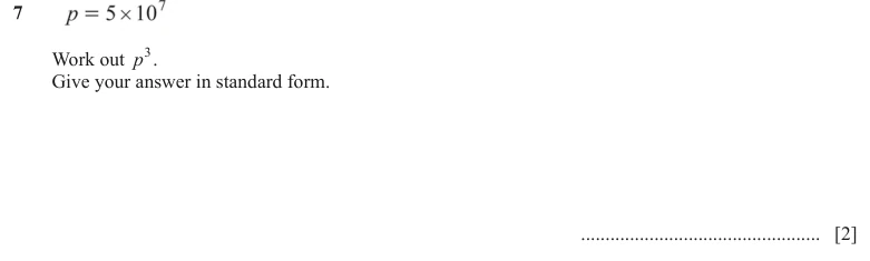 Question 7 - Cambridge IGCSE Maths Past Papers - Extended Non Calculator - Paper 2 - TZ3 November 2023