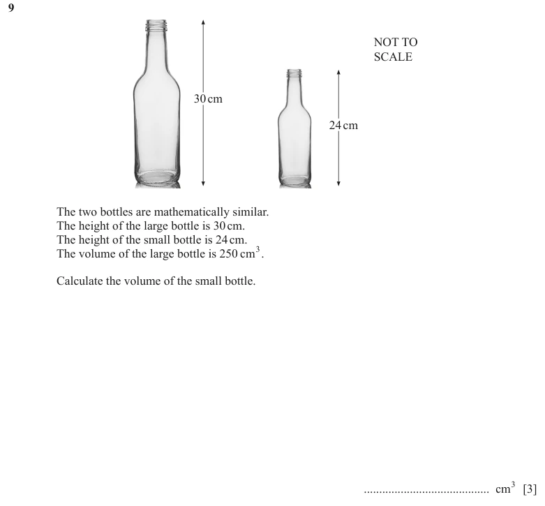 Question 9 - Cambridge IGCSE Maths Past Papers - Extended Non Calculator - Paper 2 - TZ3 November 2023