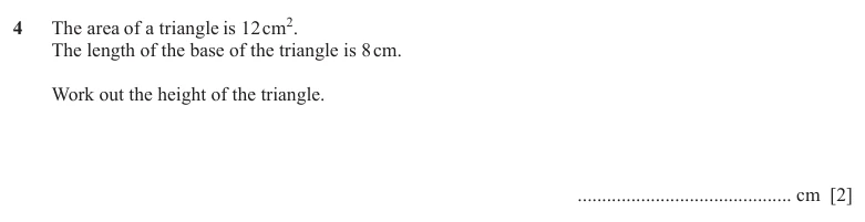 Question 4 - Cambridge IGCSE Maths Past Papers - Extended Non Calculator - Paper 2 - TZ1 November 2025