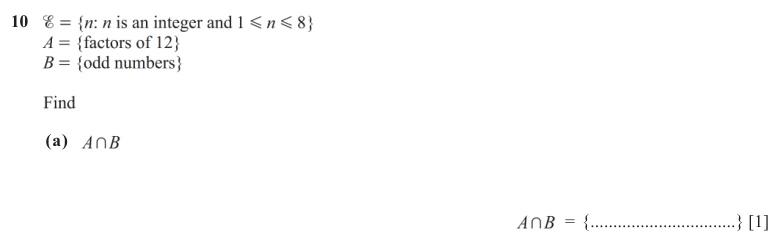 Question 10(a) - Cambridge IGCSE Maths Past Papers - Extended Non Calculator - Paper 2 - TZ1 November 2025