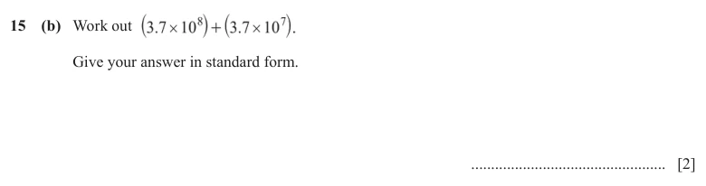 Question 15(b) - Cambridge IGCSE Maths Past Papers - Extended Non Calculator - Paper 2 - TZ1 November 2025