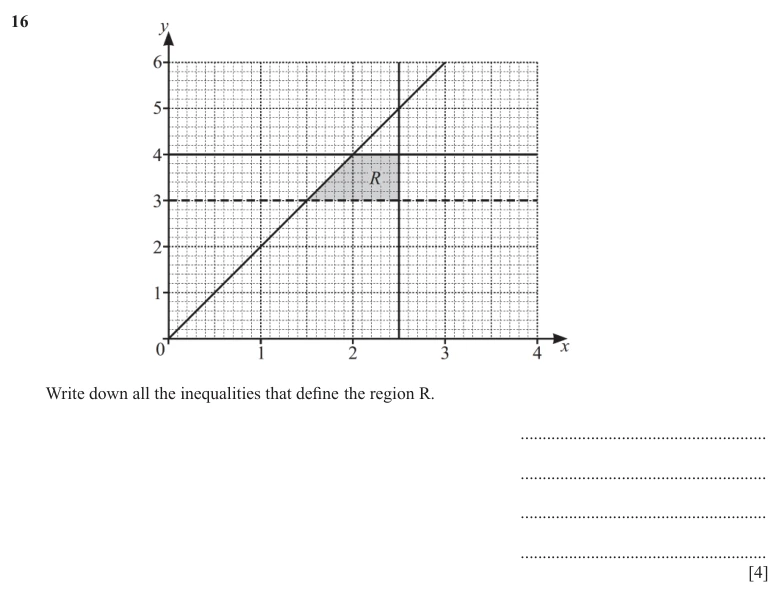 Question 16 - Cambridge IGCSE Maths Past Papers - Extended Non Calculator - Paper 2 - TZ1 November 2025