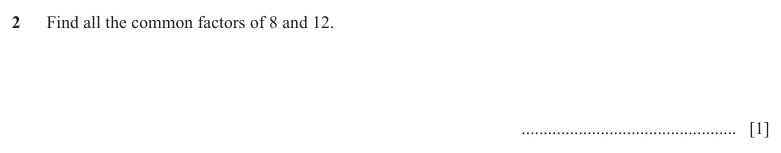 Question 2 - Cambridge IGCSE Maths Past Papers - Extended Non Calculator - Paper 2 - TZ2 November 2025