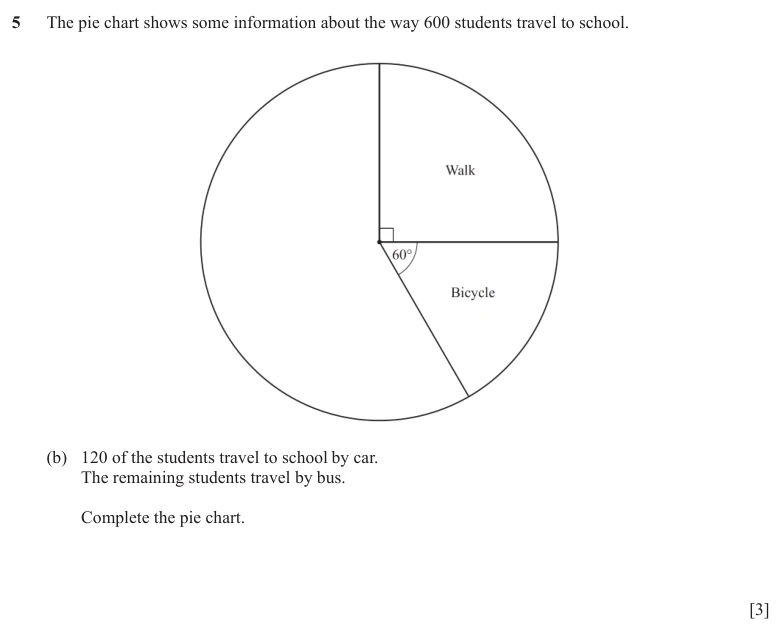 Question 5(b) - Cambridge IGCSE Maths Past Papers - Extended Non Calculator - Paper 2 - TZ2 November 2025