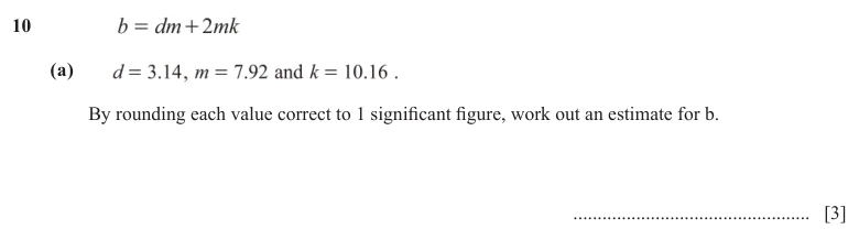 Question 10(a) - Cambridge IGCSE Maths Past Papers - Extended Non Calculator - Paper 2 - TZ2 November 2025