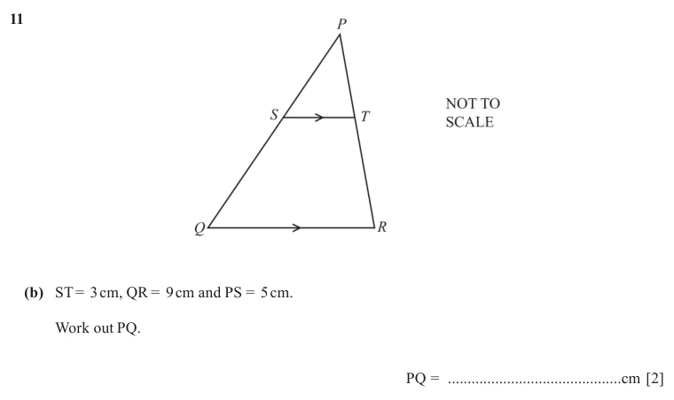 Question 11(b) - Cambridge IGCSE Maths Past Papers - Extended Non Calculator - Paper 2 - TZ2 November 2025