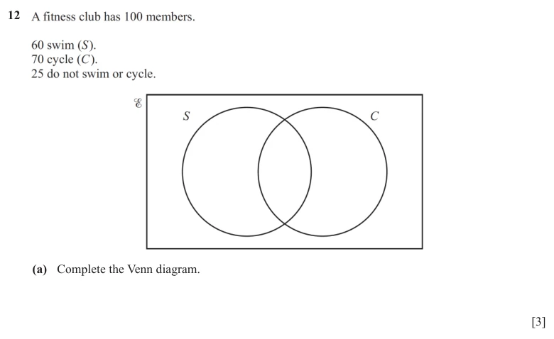 Question 12(a) - Cambridge IGCSE Maths Past Papers - Extended Non Calculator - Paper 2 - TZ2 November 2025