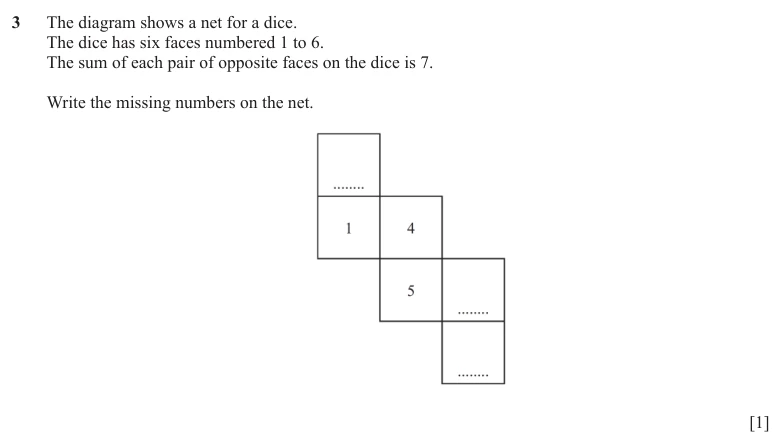 Question 3 - Cambridge IGCSE Maths Past Papers - Extended Non Calculator - Paper 2 - TZ3 November 2025