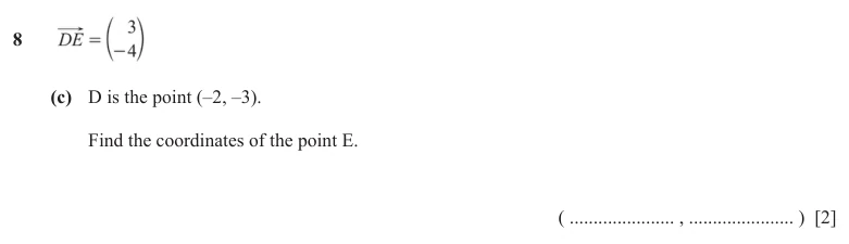 Question 8(c) - Cambridge IGCSE Maths Past Papers - Extended Non Calculator - Paper 2 - TZ3 November 2025