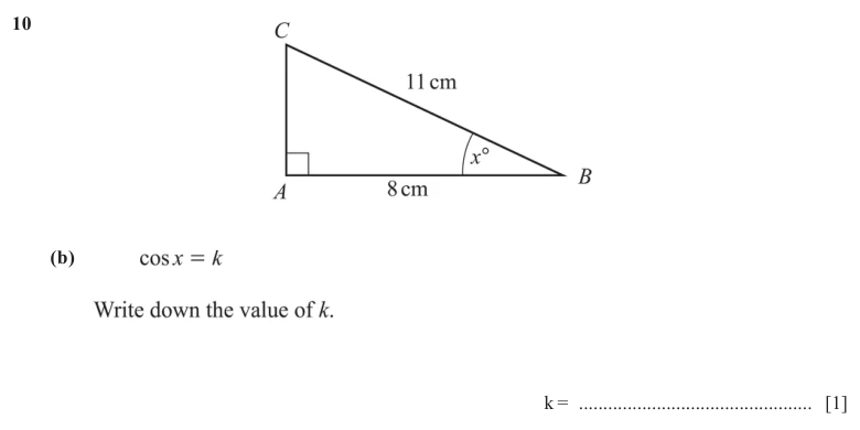 Question 10(b) - Cambridge IGCSE Maths Past Papers - Extended Non Calculator - Paper 2 - TZ3 November 2025