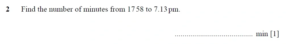 Question 02 - Cambridge IGCSE Maths Past Papers - Core Calculator 2020 - Specimen Paper 1
