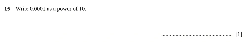 Question 15 - Cambridge IGCSE Maths Past Papers - Core Calculator March 2022 - Paper 1