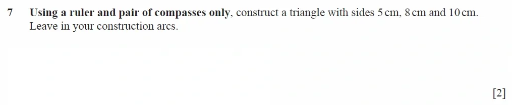 Question 07 - Cambridge IGCSE Maths Past Papers - Extended Calculator 2020 - Specimen Paper 1