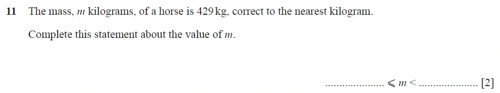 Question 11 - Cambridge IGCSE Maths Past Papers - Extended Calculator 2020 - Specimen Paper 1