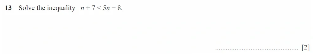 Question 13 - Cambridge IGCSE Maths Past Papers - Extended Calculator 2020 - Specimen Paper 1