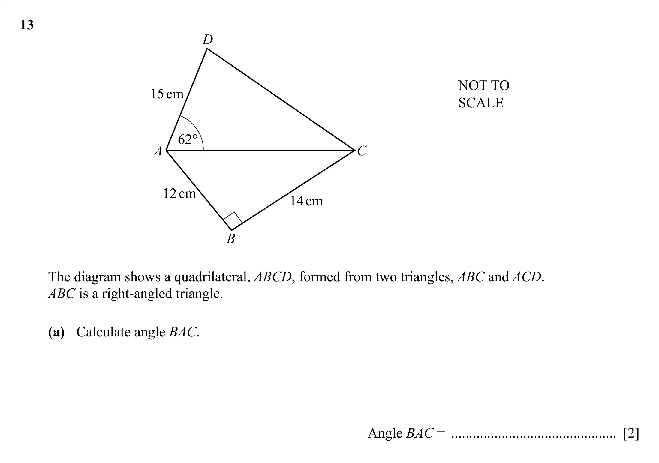Question 13(a) - Cambridge IGCSE Maths Past Papers - Extended Calculator 2025 - Specimen Paper 4
