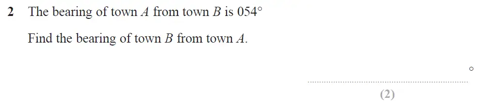 Question 02 - Edexcel IGCSE Maths Past Papers - B Calculator June 2018 - Paper 1