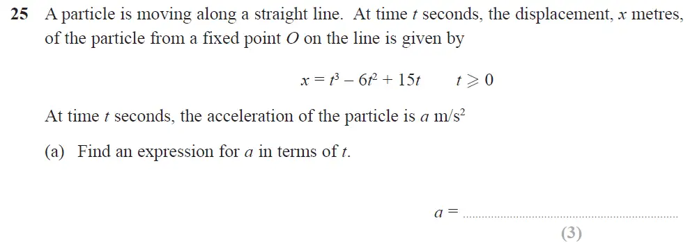 Question 29 - Edexcel IGCSE Maths Past Papers - B Calculator June 2018 - Paper 1