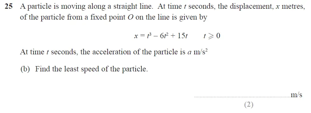 Question 30 - Edexcel IGCSE Maths Past Papers - B Calculator June 2018 - Paper 1