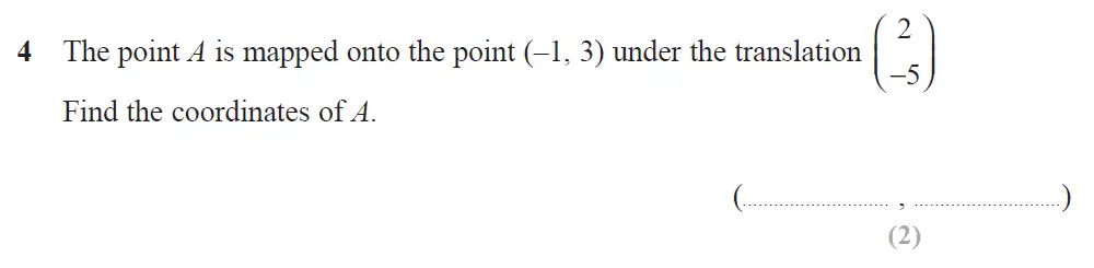 Question 04 - Edexcel IGCSE Maths Past Papers - B Calculator June 2018 - Paper 1